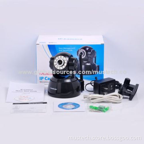 P2P MJEPG IR-cut IP Camera, Supports Night Vision Range Up to 8m, 12V DC/2.0A Power SupplyNew